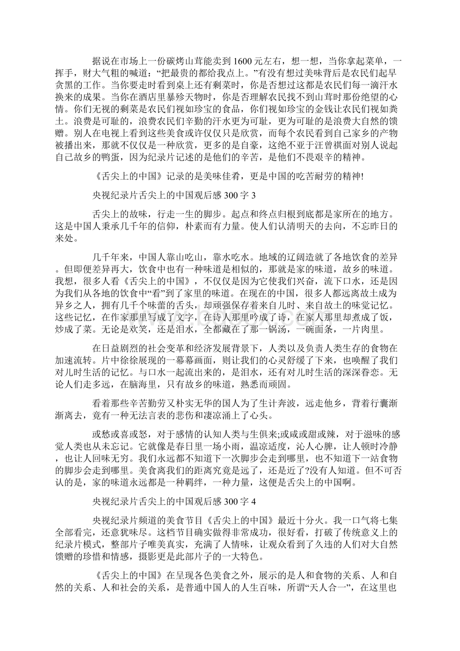 央视纪录片舌尖上的中国观后感300字.docx_第2页