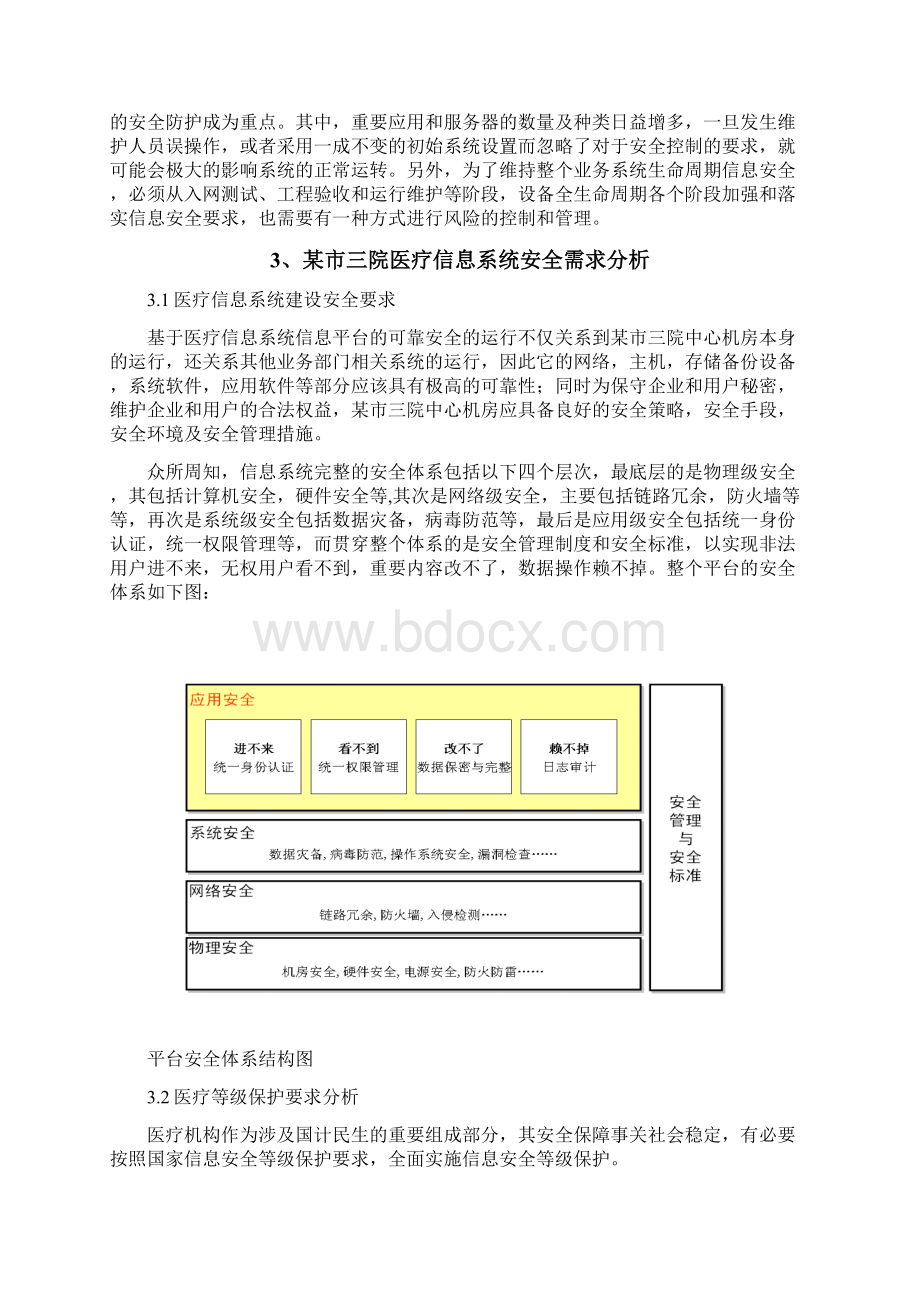 XX医院医疗信息系统安全保障体系设计开发可行性研究方案.docx_第3页