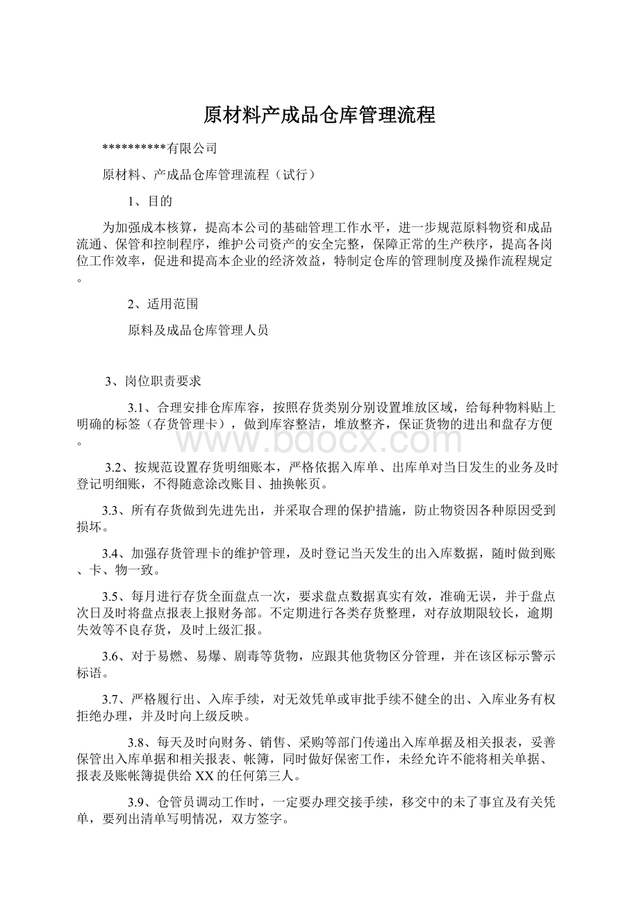 原材料产成品仓库管理流程.docx_第1页