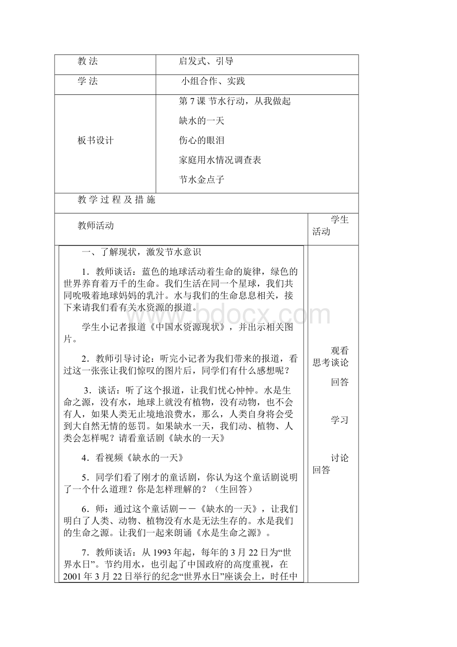 硕勋中学节水示范学校创建资料汇编四Word格式文档下载.docx_第3页