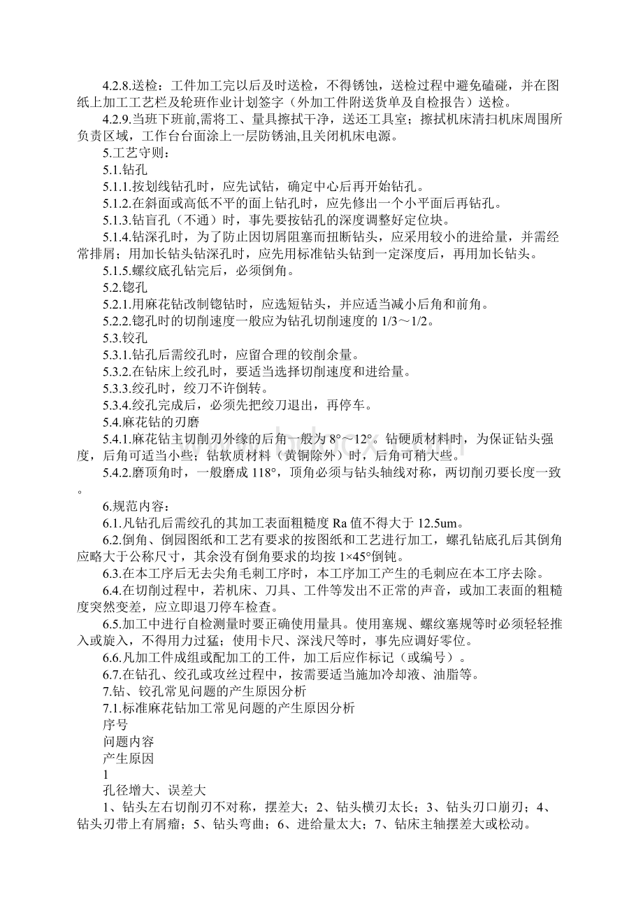 钻床作业指导书及操作规范通用版.docx_第2页