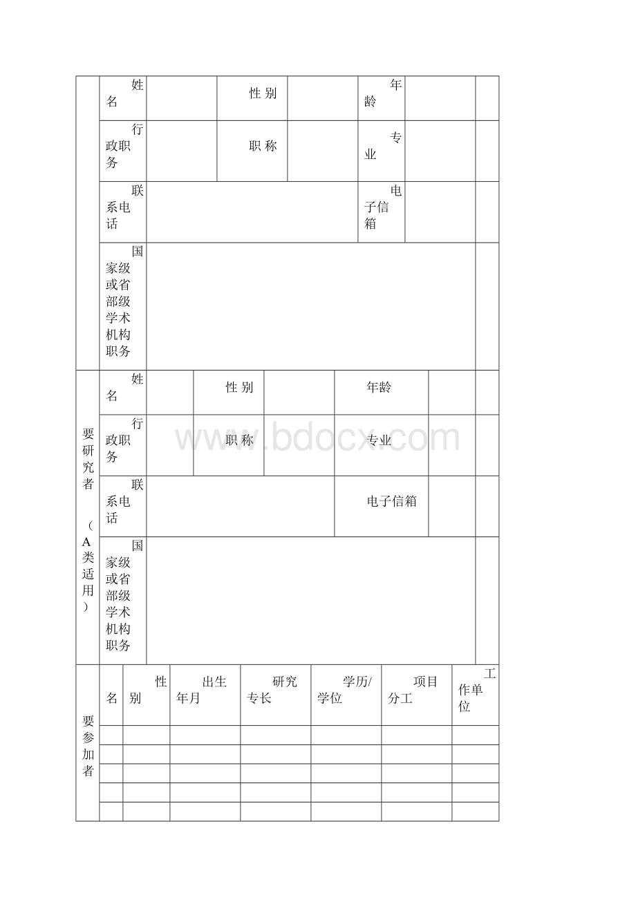 上海市第一人民医院临床研究创新团队建设项目申请书模板Word格式文档下载.docx_第2页