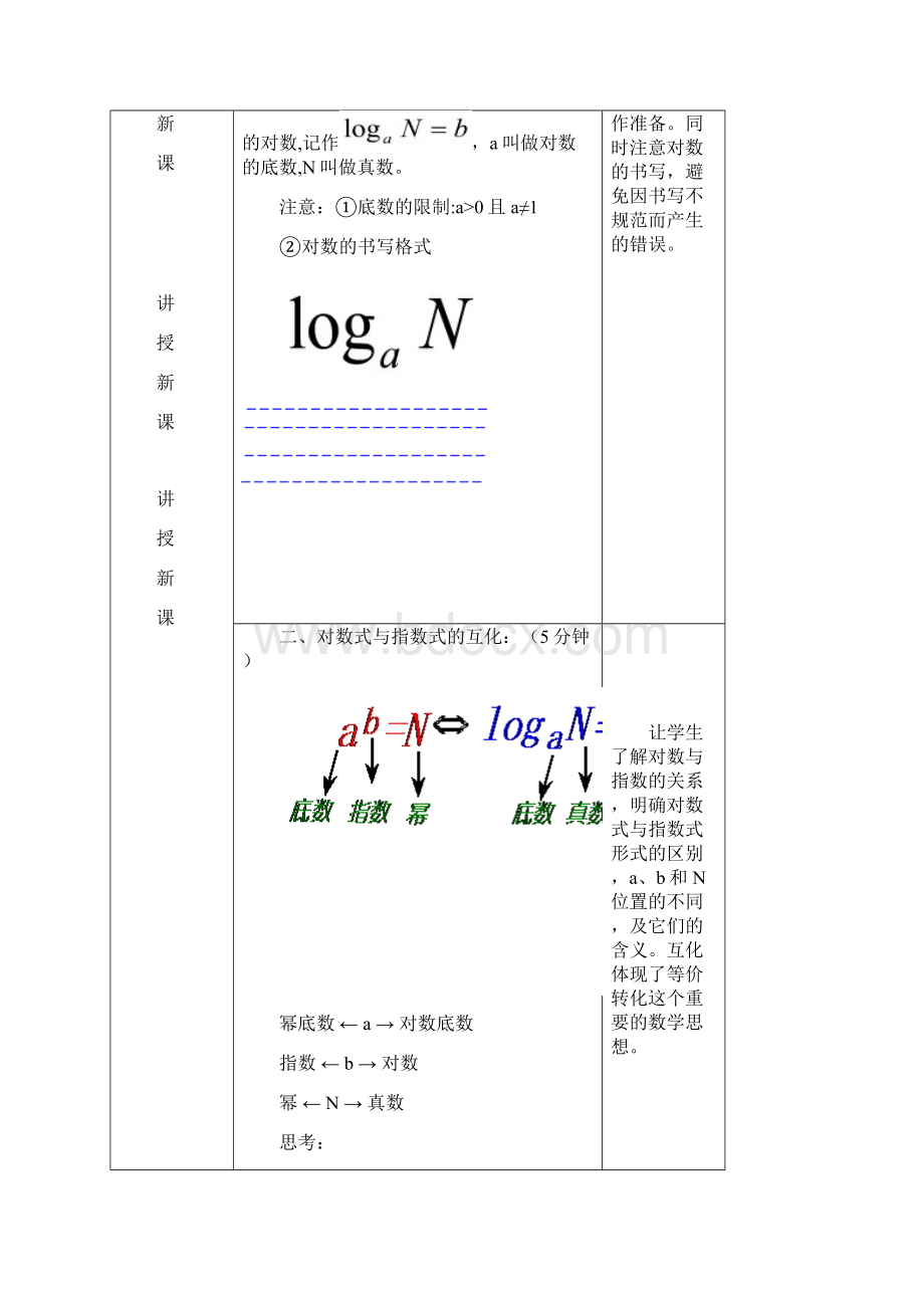 实用参考《对数的概念》教学设计.docx_第3页