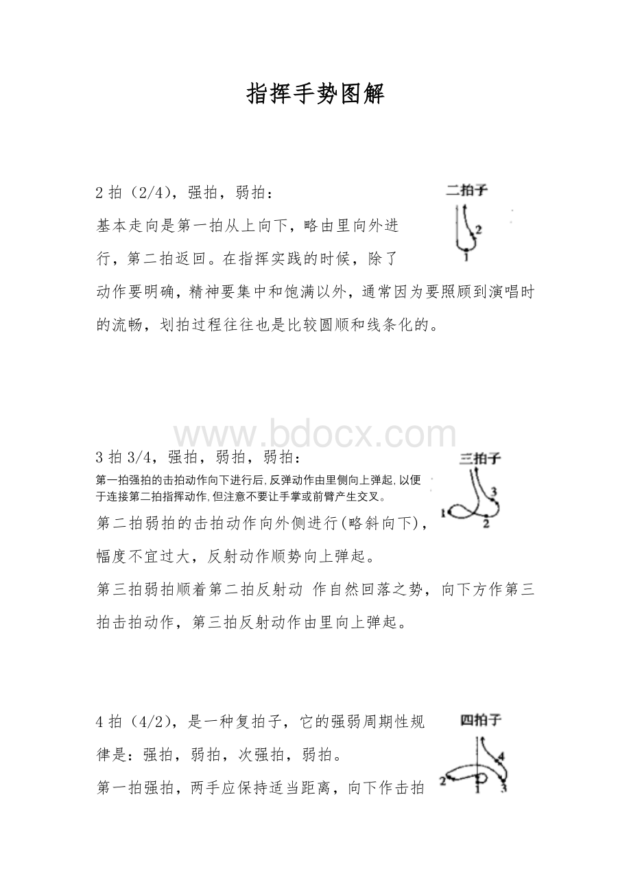 拍拍拍指挥图解Word文件下载.docx