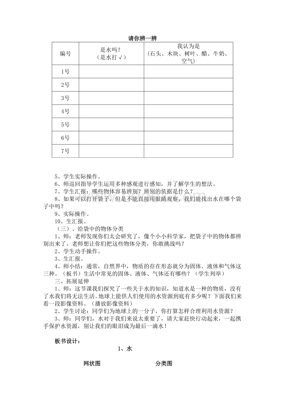 三年级科学上册《水》教学设计及反思.doc_第2页