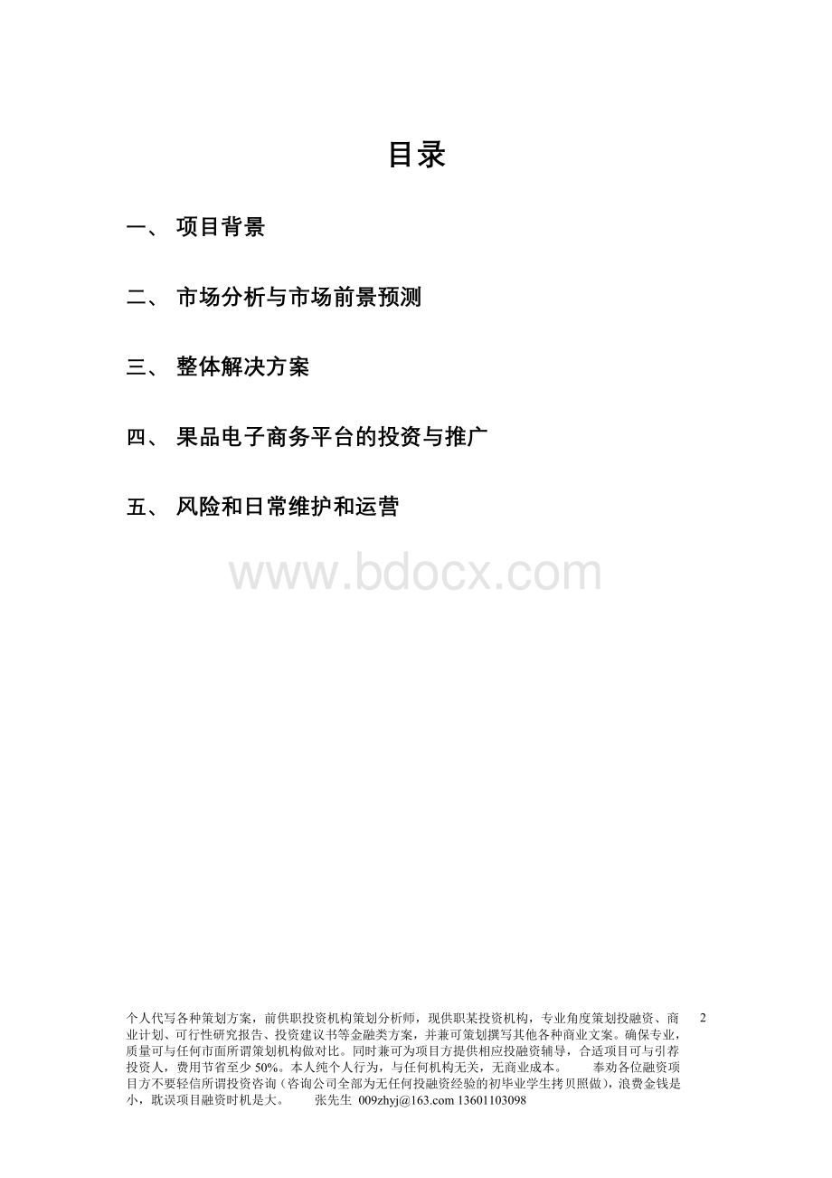 某电子商务网站商业计划书(再版).doc_第2页