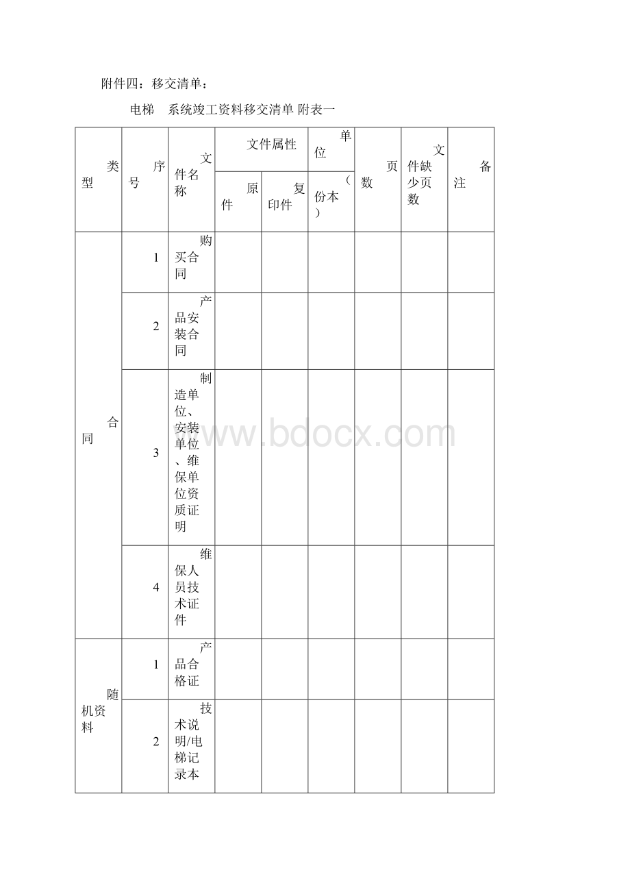 合同范本电梯移交协议多.docx_第2页