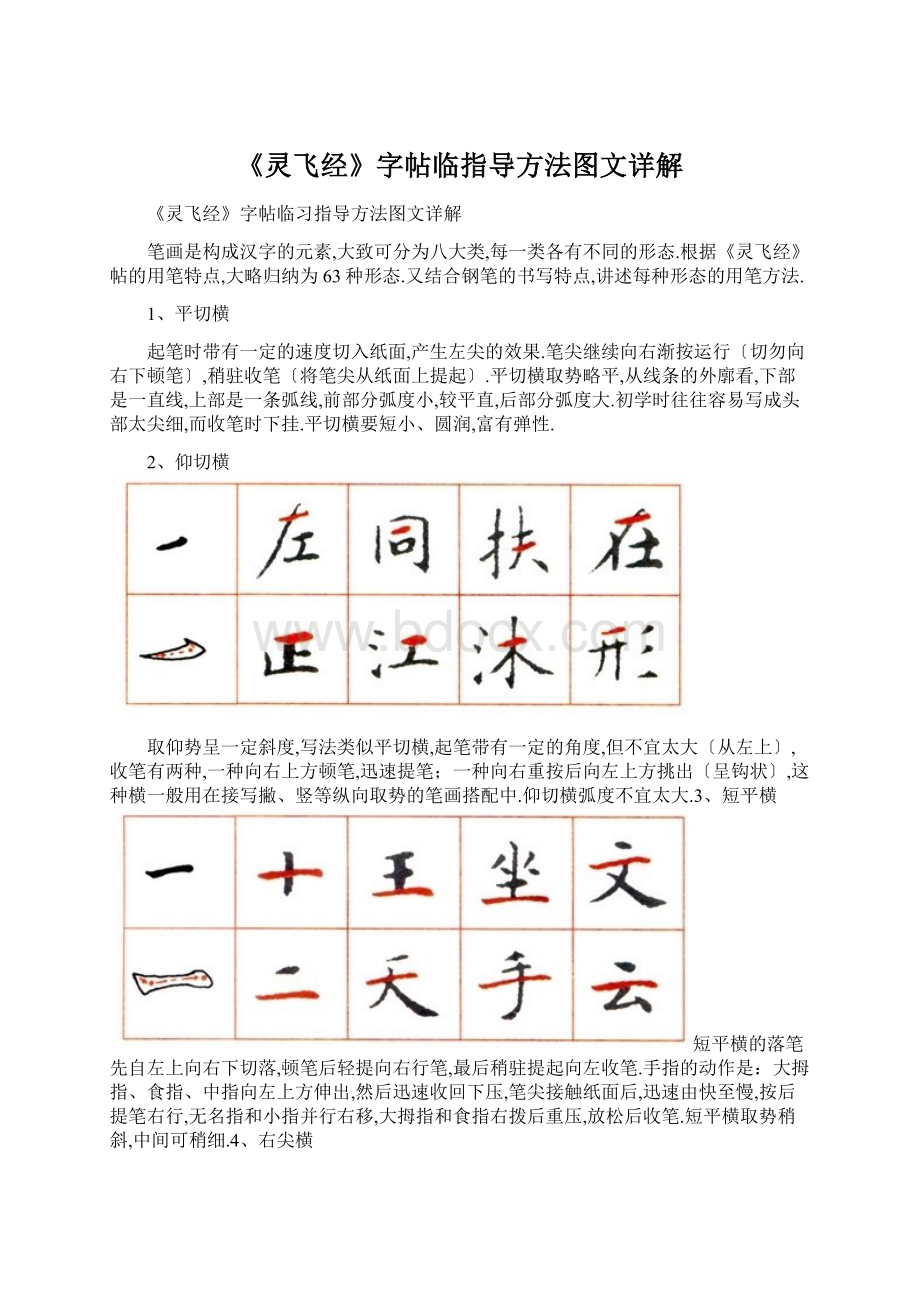 《灵飞经》字帖临指导方法图文详解.docx_第1页