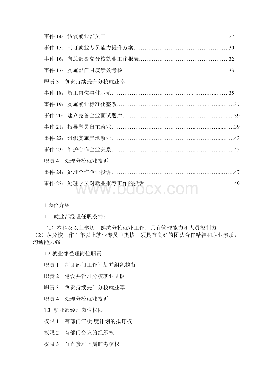 IT教育培训学校标准化管理手册就业部经理.docx_第2页