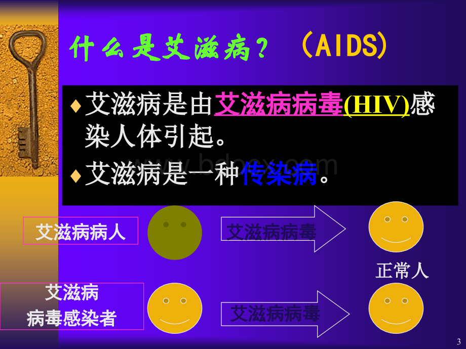 中小学生健康教职工育之预防艾滋病健康教育讲座.ppt_第3页