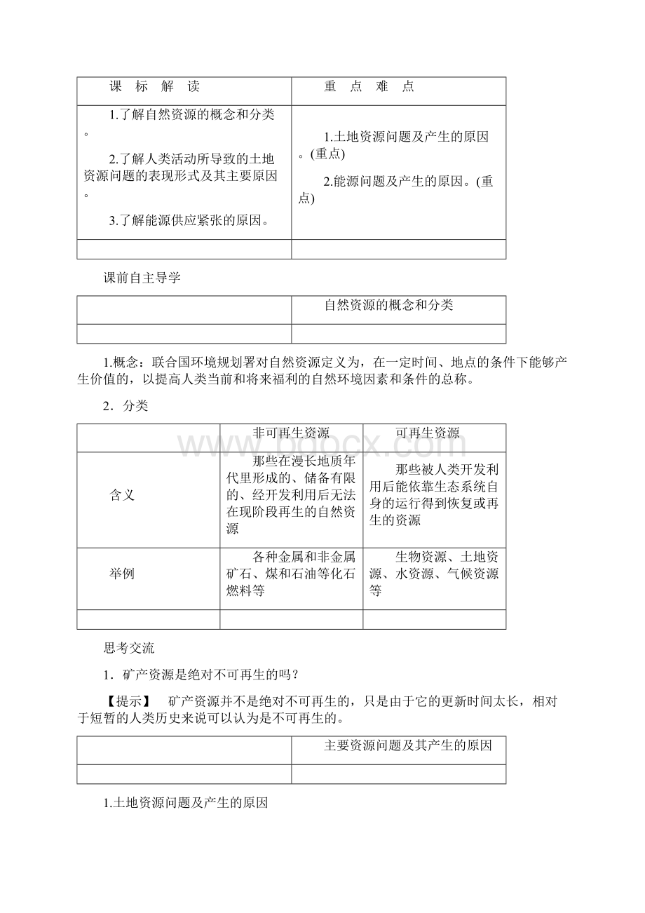 《自然资源利用中存在的问题》导学案.docx_第2页