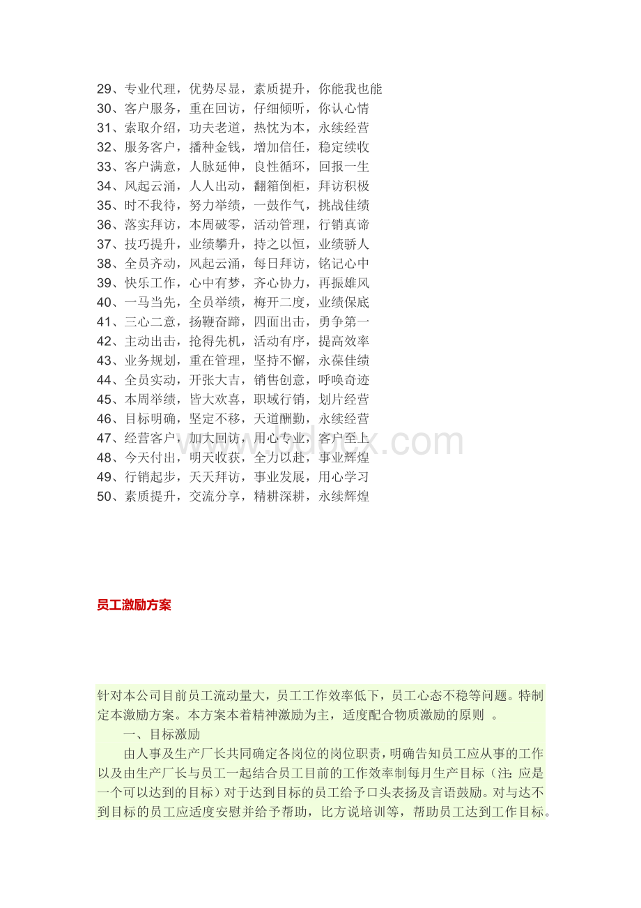 公司团队激励口号--2014年最新.docx_第2页