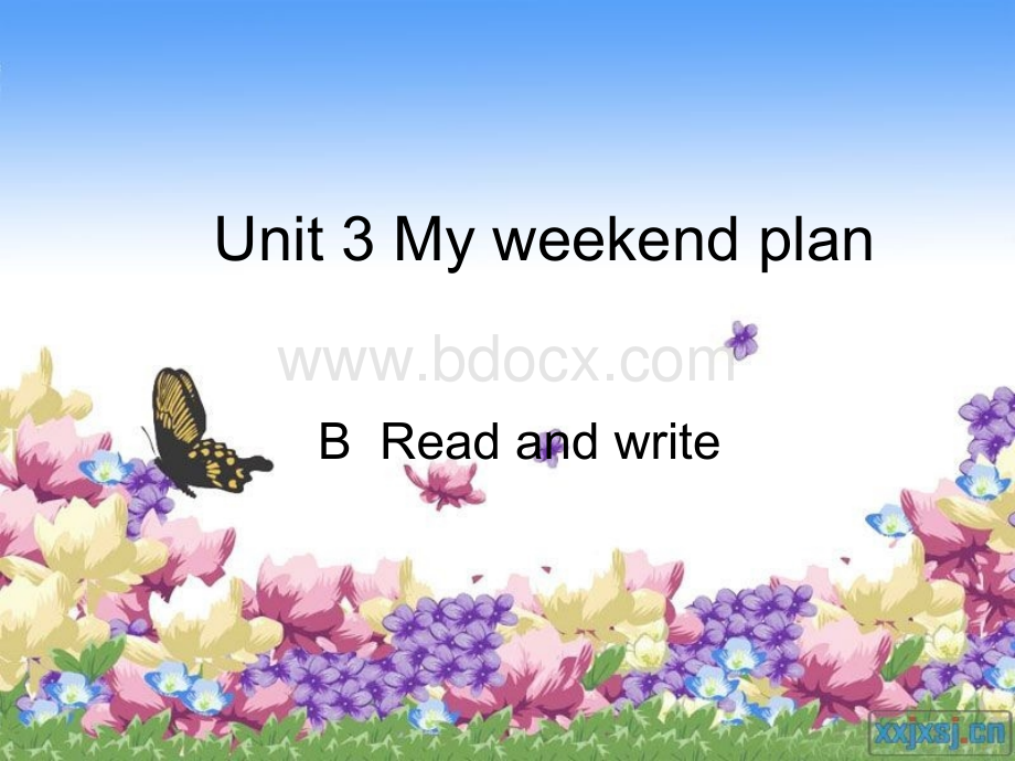 新版PEP小学英语六年级上册Unit-3-B-Read-and-write.课件.ppt