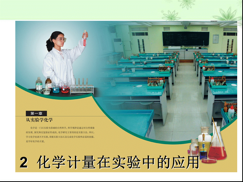 化学计量在实验中的应用_精品文档.ppt