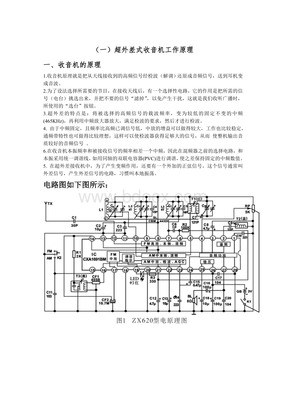 制作收音机的实习报告_精品文档.doc