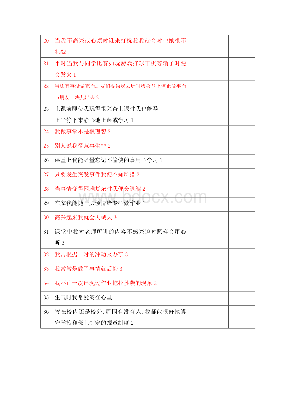 中学生自我控制能力问卷_精品文档.doc_第2页