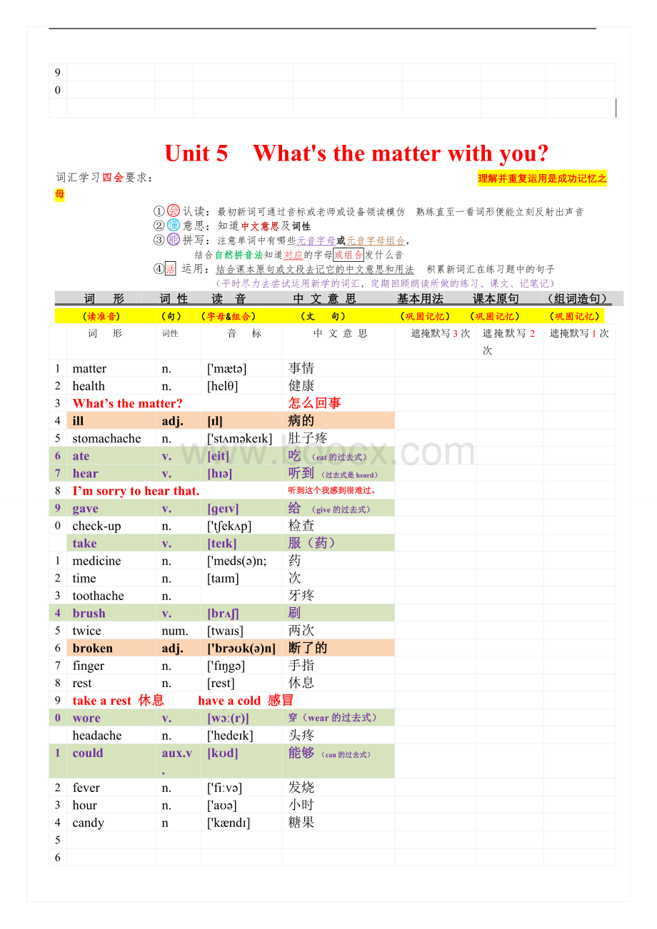 广州六年级英语上册词汇(含音标).doc_第3页