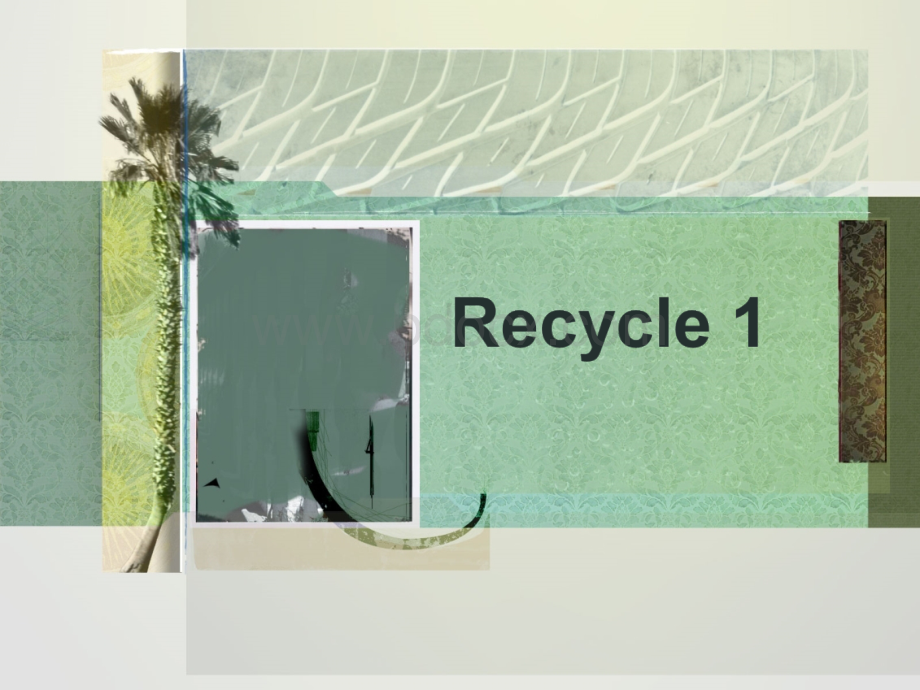 四年级英语下册recycle1.ppt_第1页