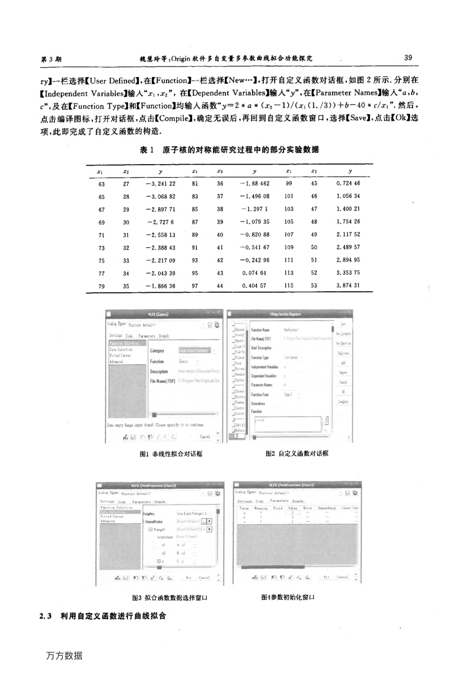 Origin软件多自变量多参数曲线拟合功能探究_精品文档.pdf_第2页