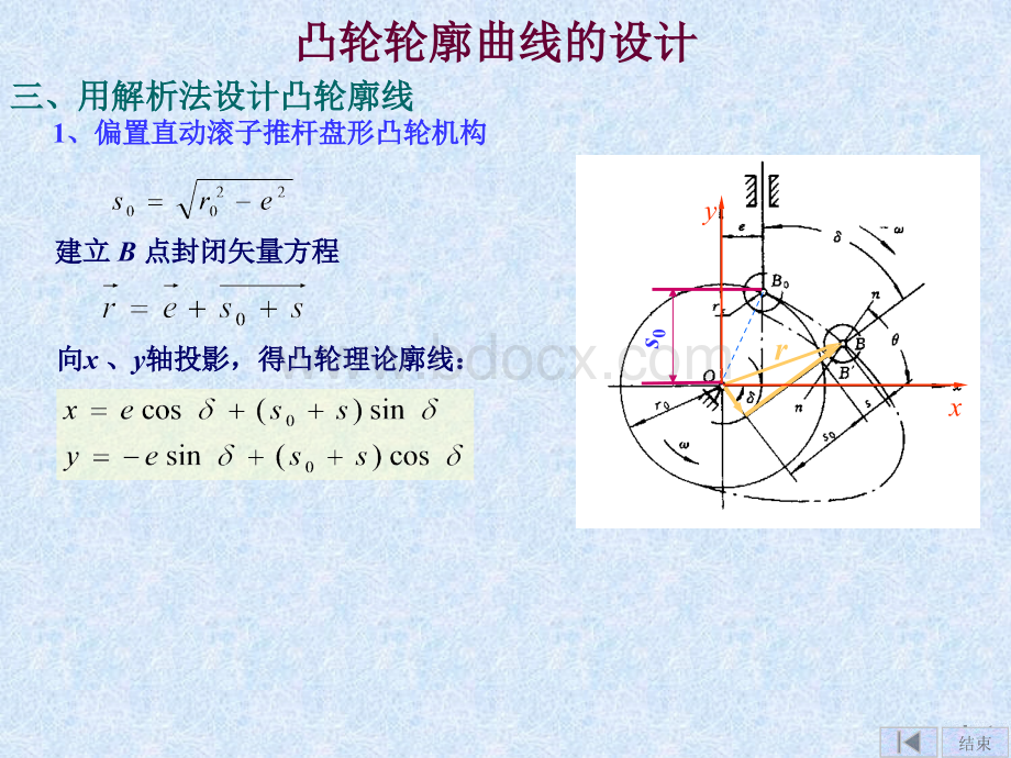 用解析法设计凸轮廓线_精品文档PPT文档格式.ppt