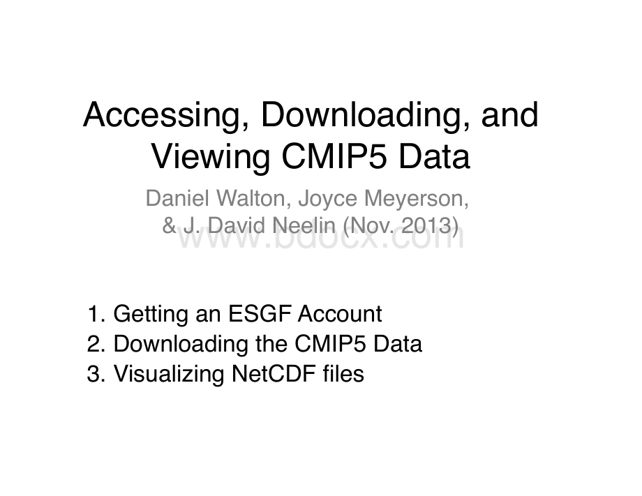 CMIP5数据下载_精品文档资料下载.pdf_第1页