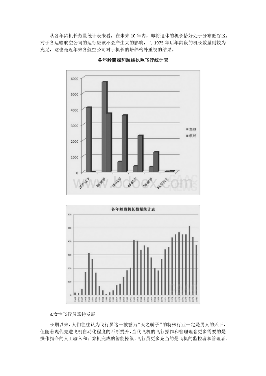 中国民航飞行员发展现状调查报告_精品文档.docx_第3页