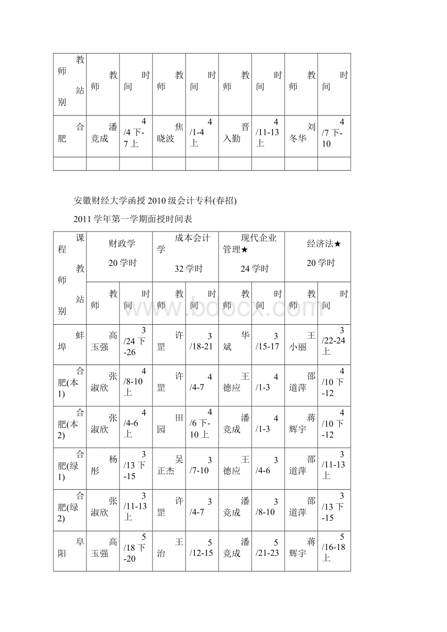 1函授上预排课表Word文档格式.docx_第3页