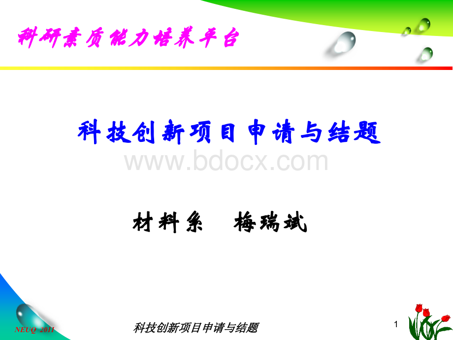 科技创新项目申请与结题201112PPT文件格式下载.ppt