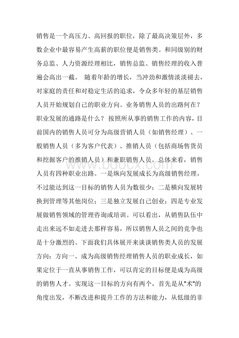 业务员职业发展方向Word文件下载.doc_第2页