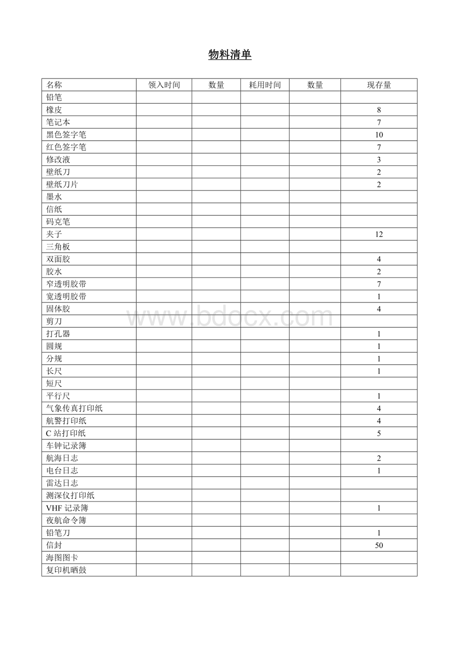 物料清单_精品文档.doc