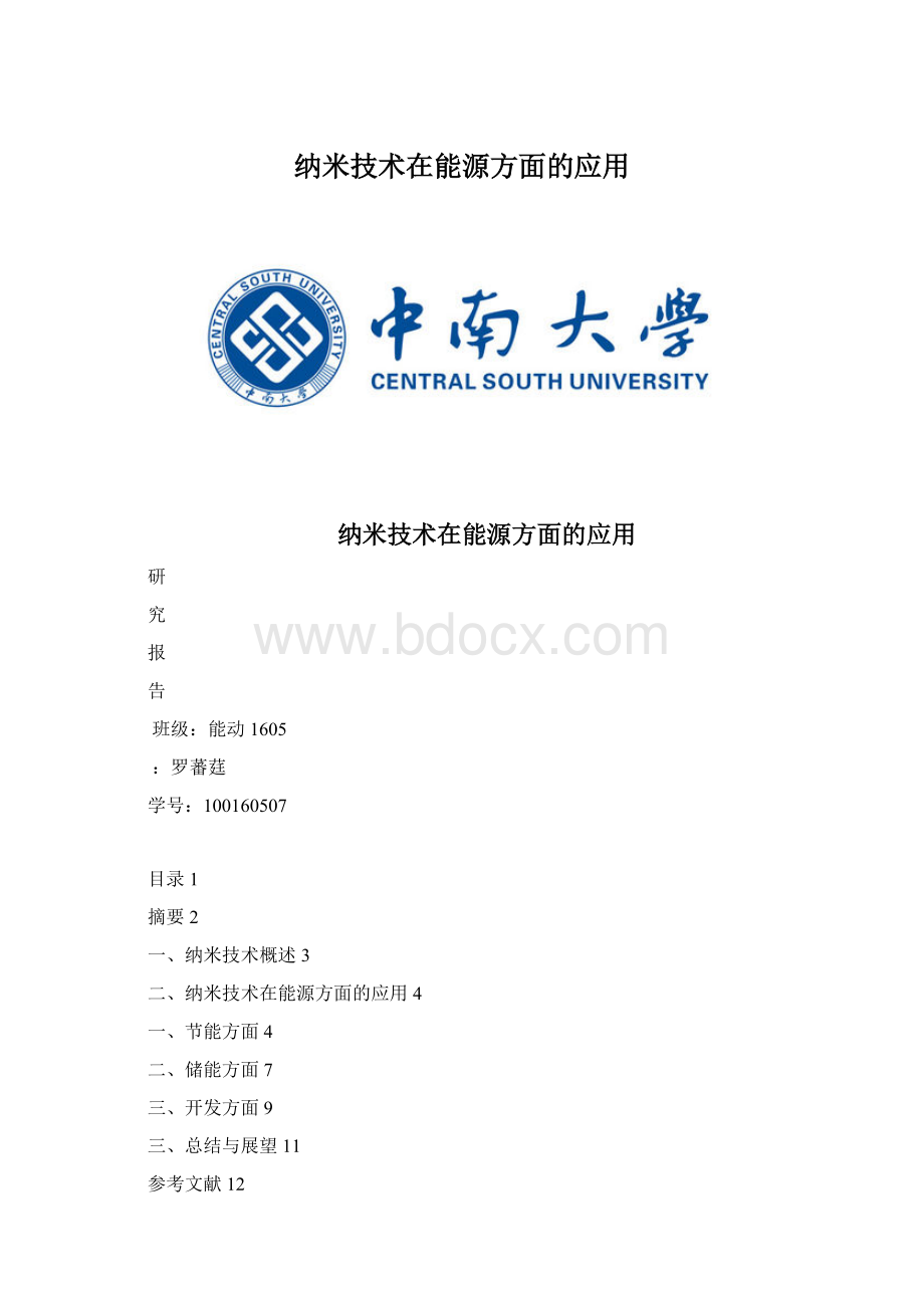 纳米技术在能源方面的应用Word格式文档下载.docx