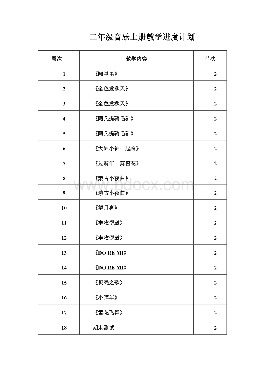 湘教版二年级上册音乐教案文档格式.doc