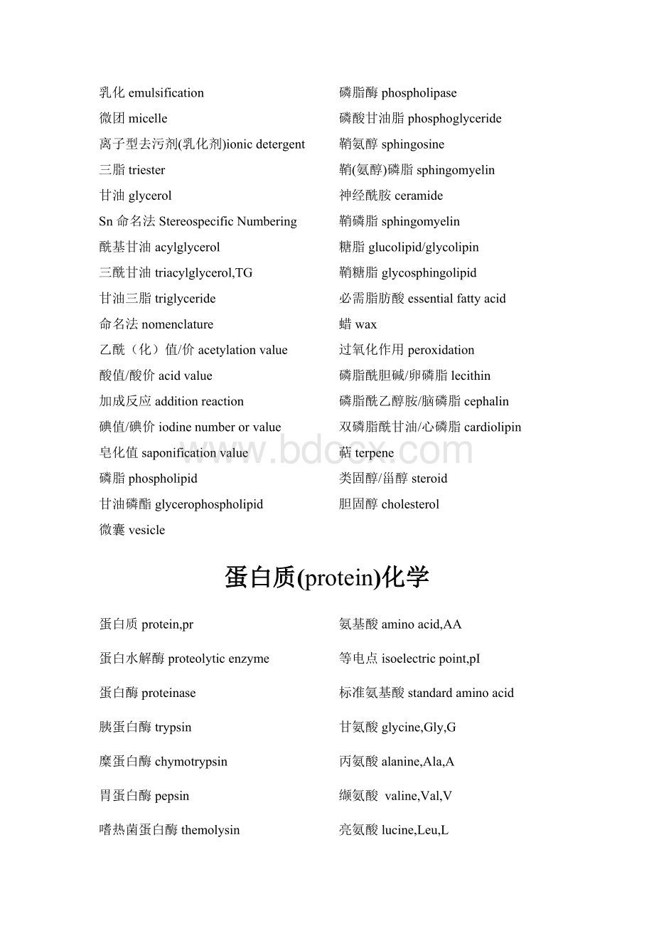 生物化学常用专业术语中英文对照汇编手册_精品文档Word格式.doc_第3页