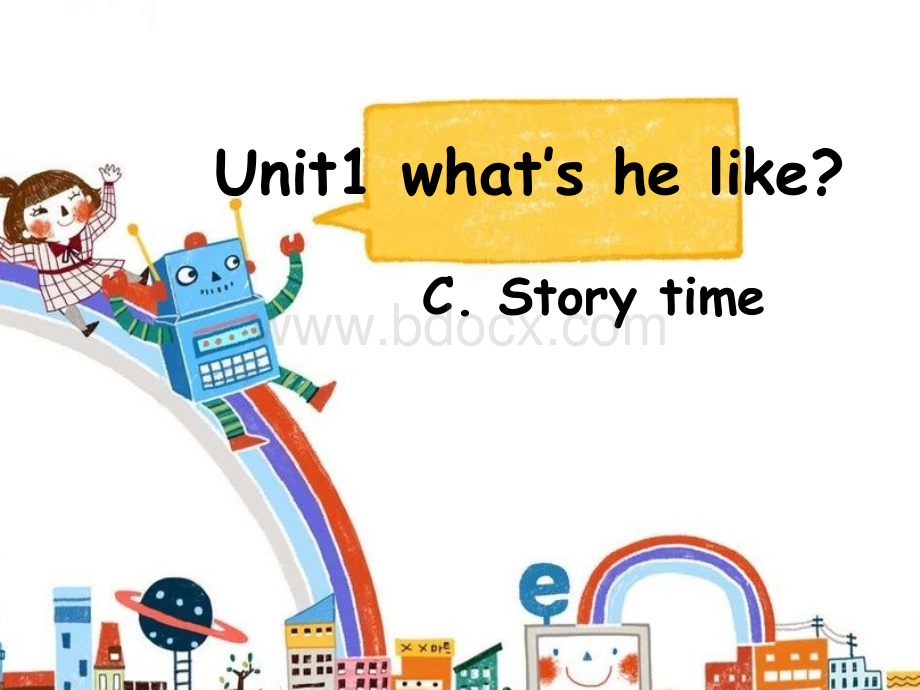 2014新版PEP五年级英语上册unit1-story-time.ppt