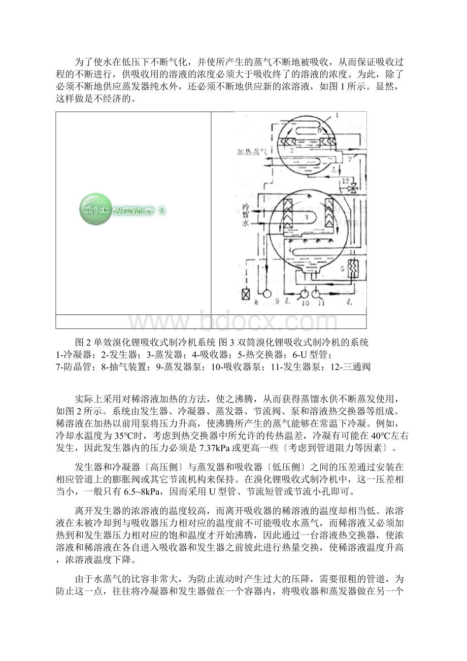 溴化锂吸收式制冷机的工作原理及设计计算.docx_第2页