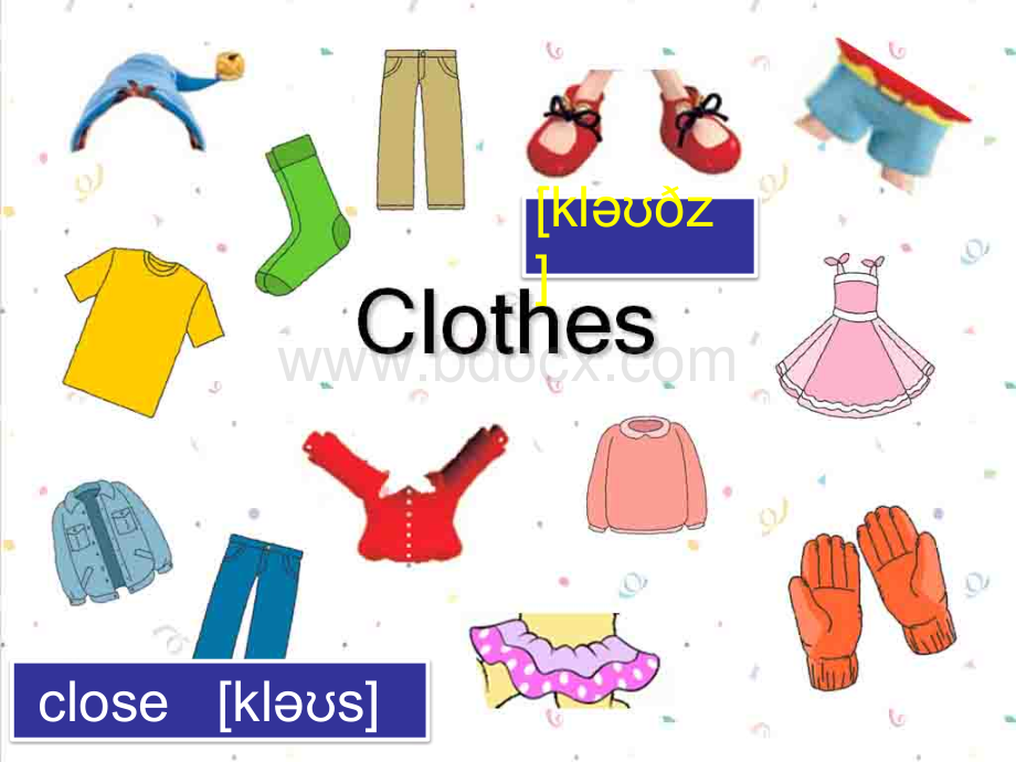 英语clothes.ppt_第1页