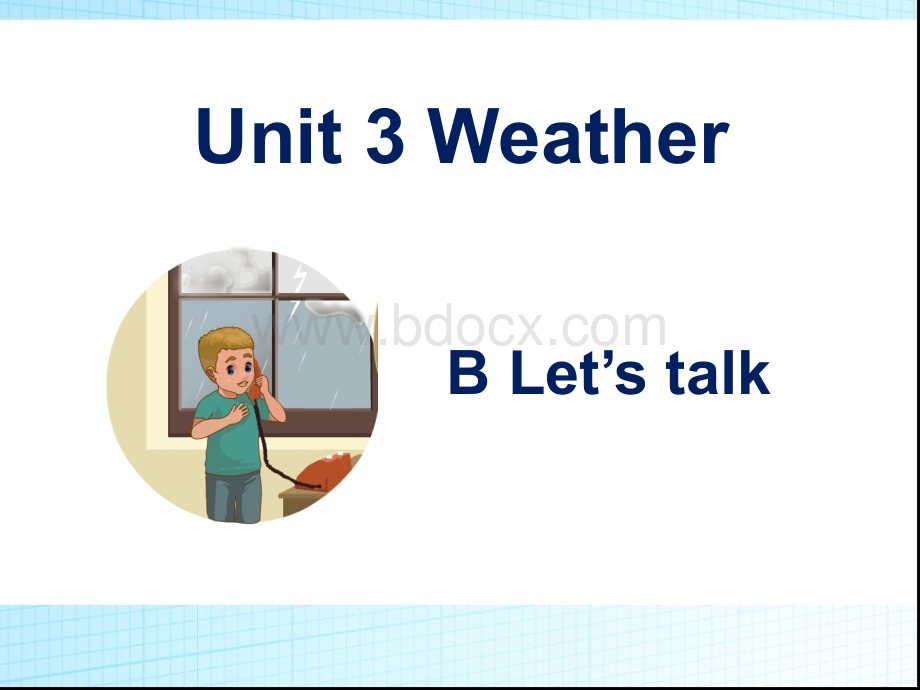 pep四年级英语unit3-weather公开课PPT资料.ppt