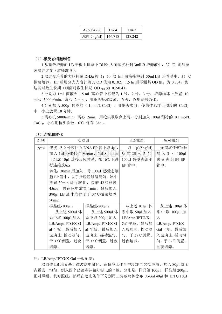 目的基因的克隆转化及重组子筛选_精品文档.doc_第3页