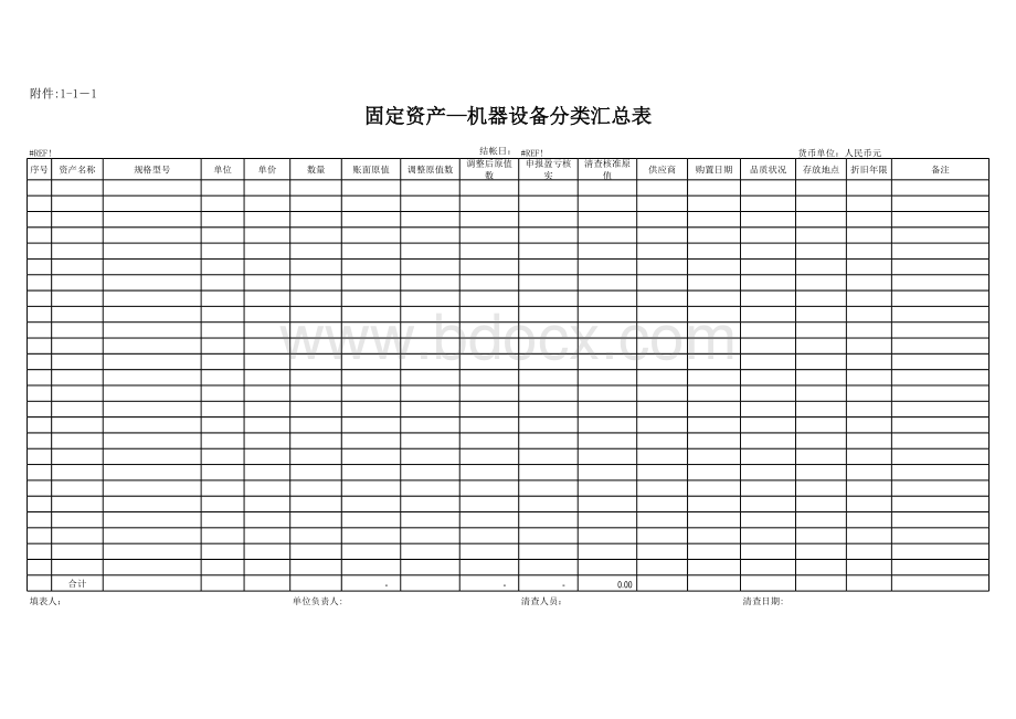 固定资产清查登记表自查用_精品文档表格文件下载.xls_第2页