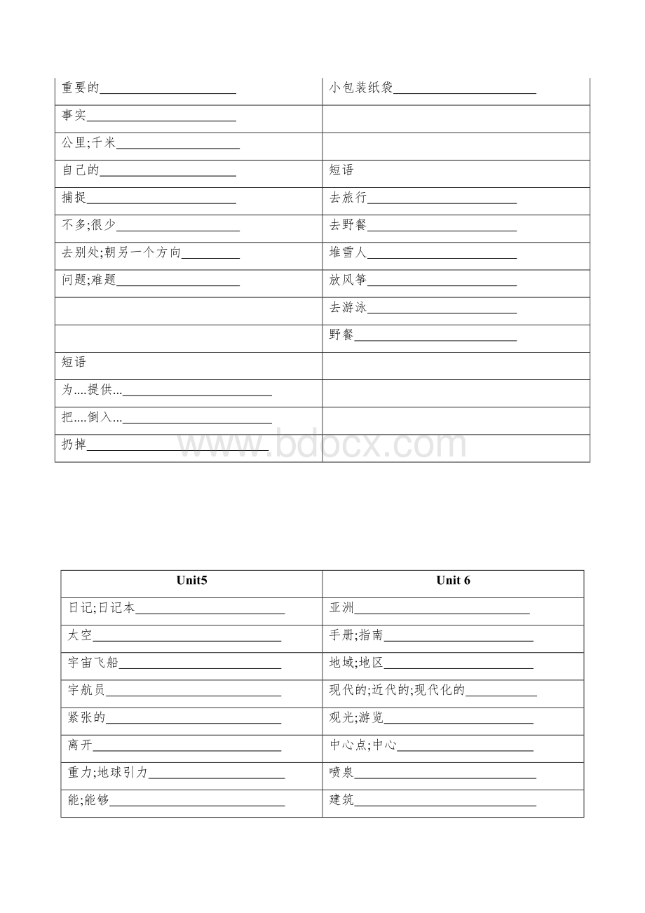 牛津英语(整个初中)单词默写.docx_第3页