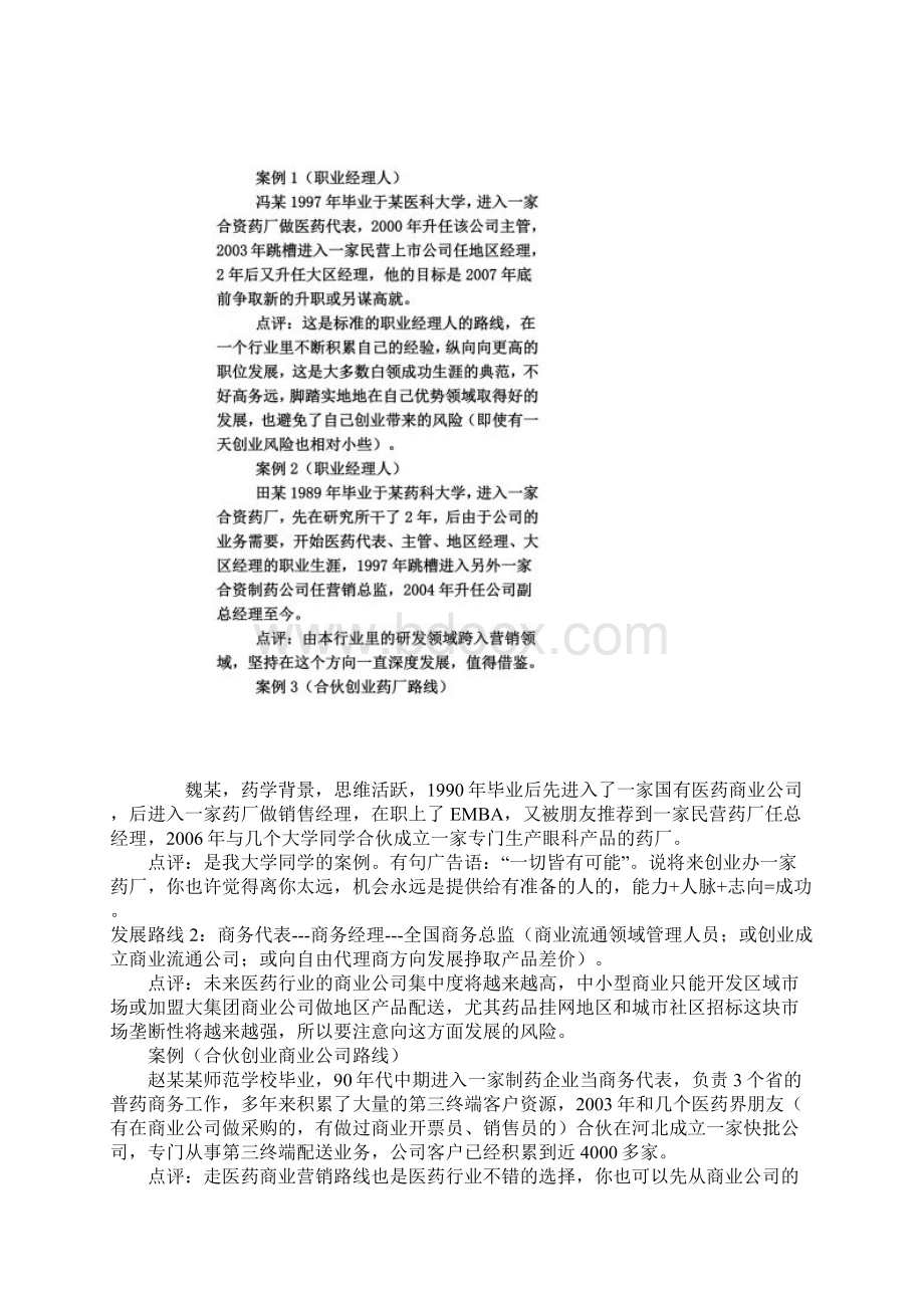 医药人职业生涯规划Word文档格式.docx_第2页