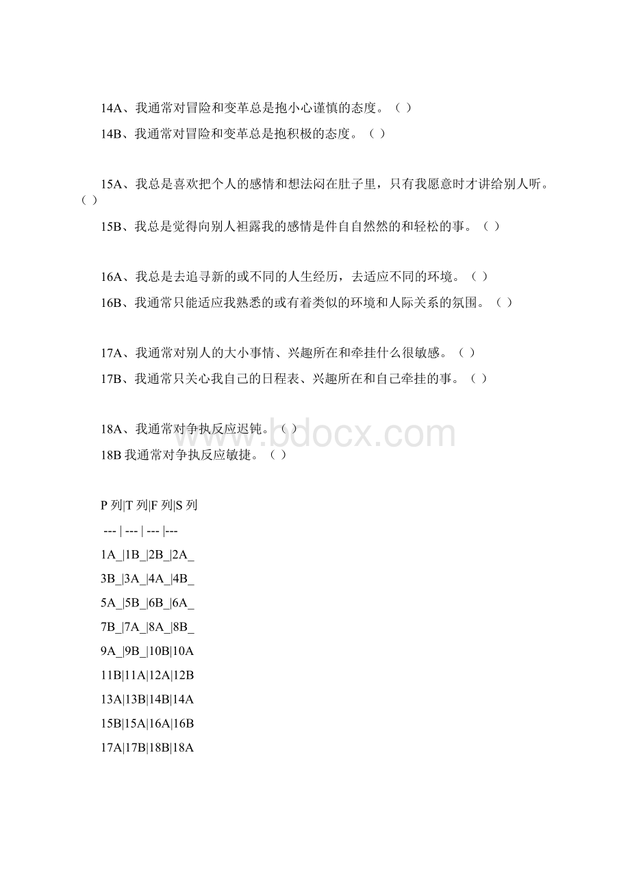 四种类型性格测试狮子型猫头鹰型树袋熊型孔雀型.docx_第3页