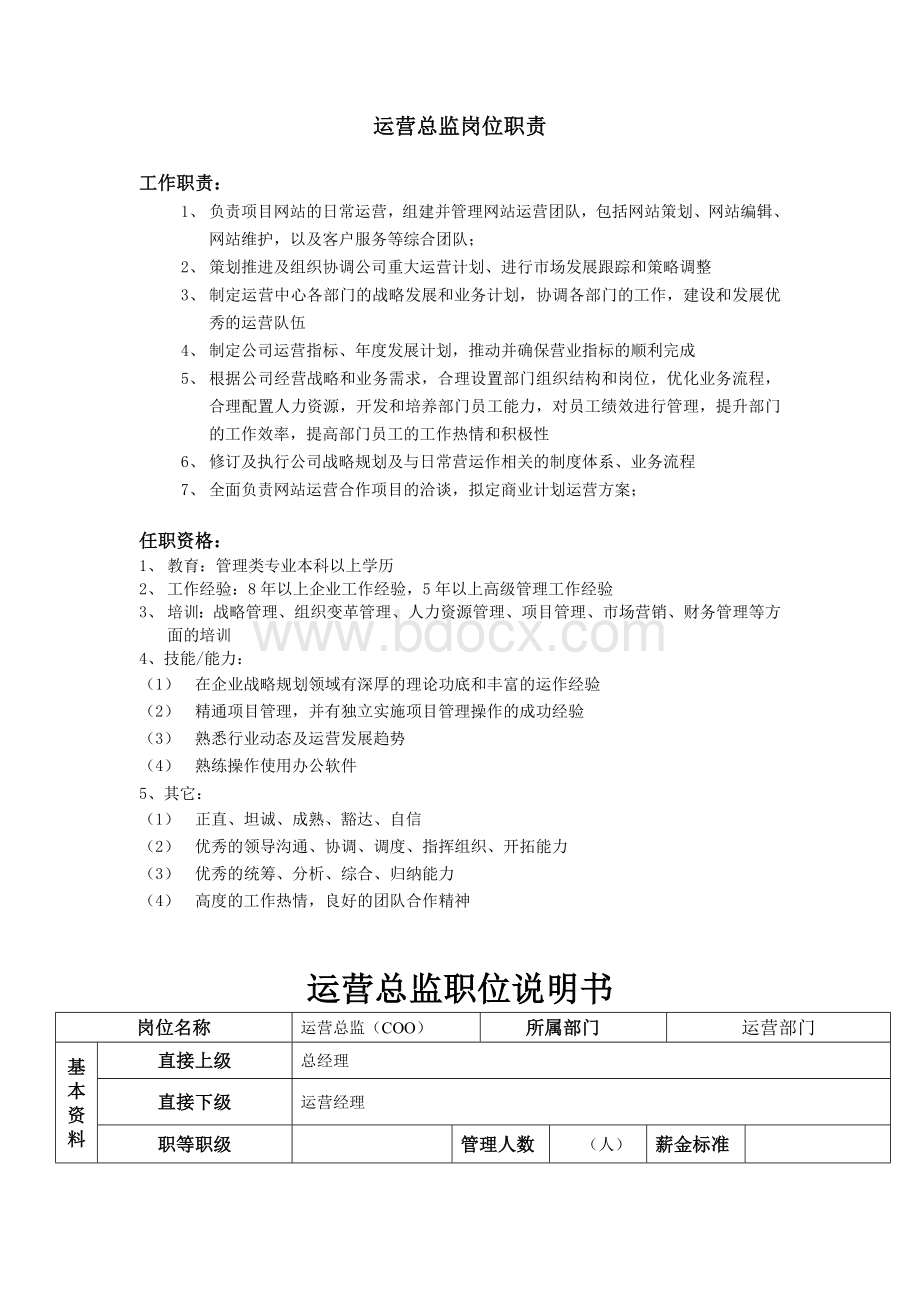 网站运营总监岗位职责Word文件下载.doc_第1页