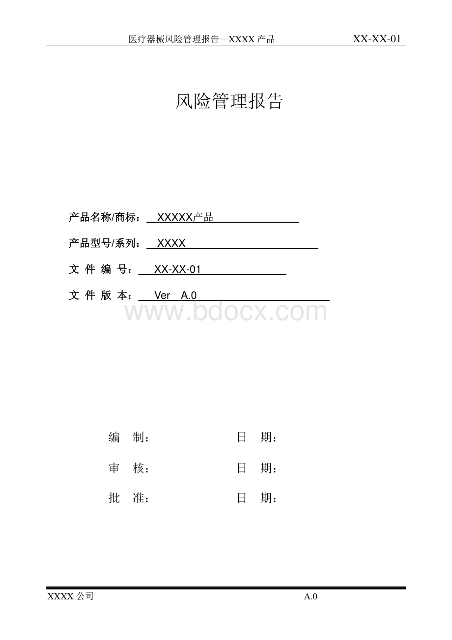 医疗器械风险管理报告.pdf