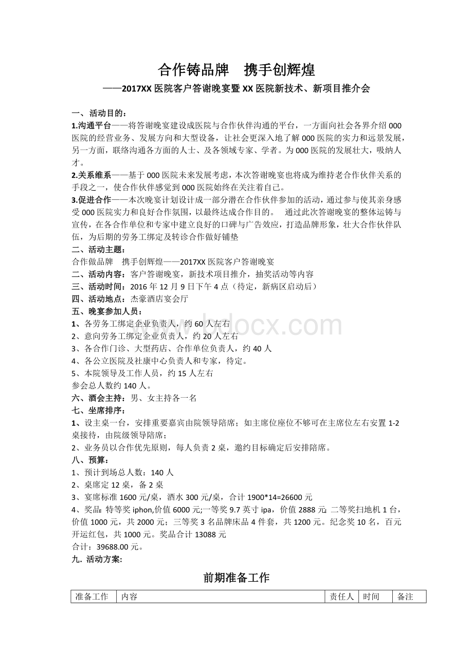 XX医院客户答谢晚宴暨大型设备合作推介会文档格式.docx_第1页