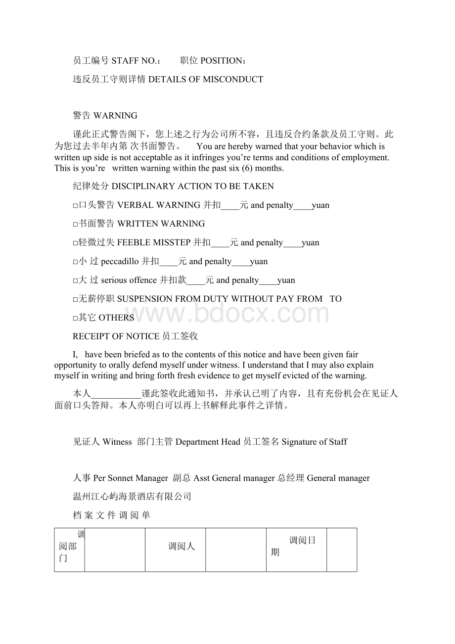 酒店人事表格.docx_第2页