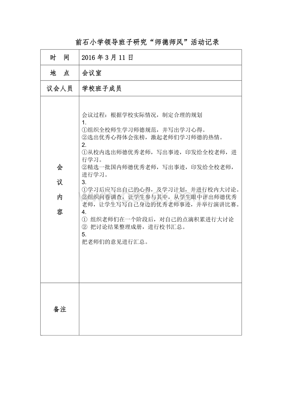 领导班子师德师风会议记录.doc_第1页