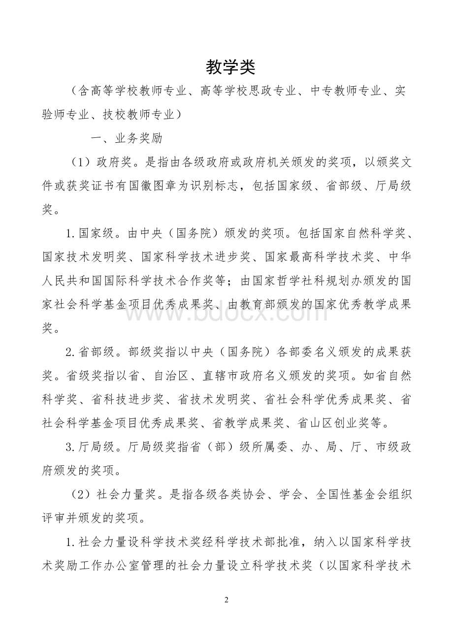 关于河北省职称评审业务奖励、荣誉称号情况认定的说明Word格式文档下载.doc_第2页