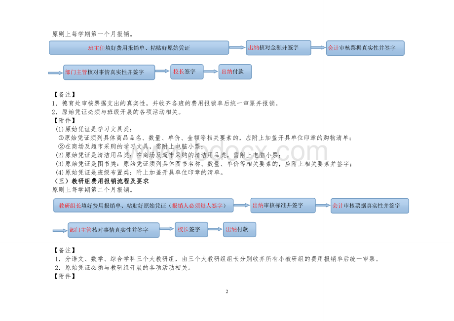 XX学校财务报账流程及要求.doc_第2页