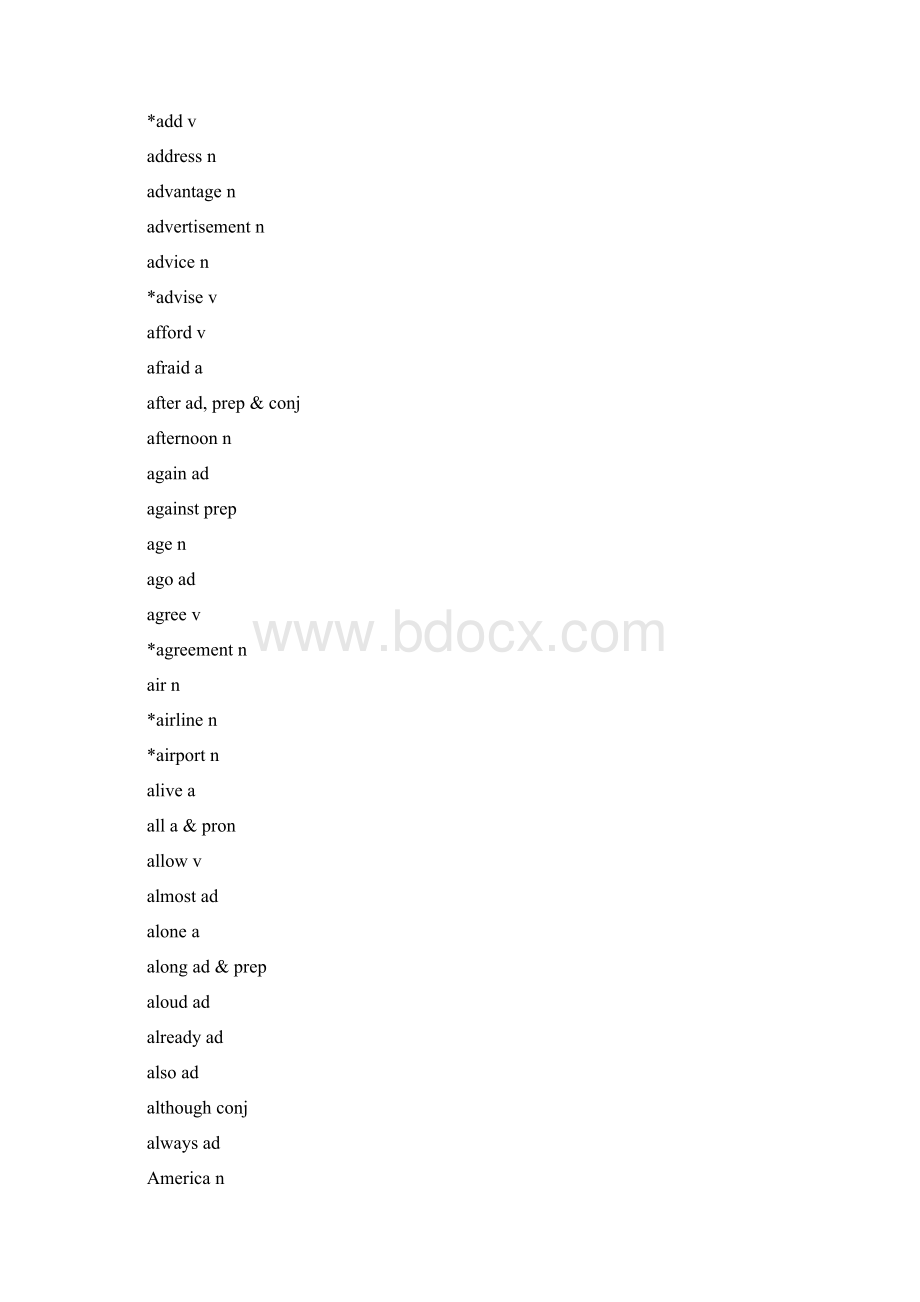 新课标初中英语词汇表1600文档格式.docx_第2页